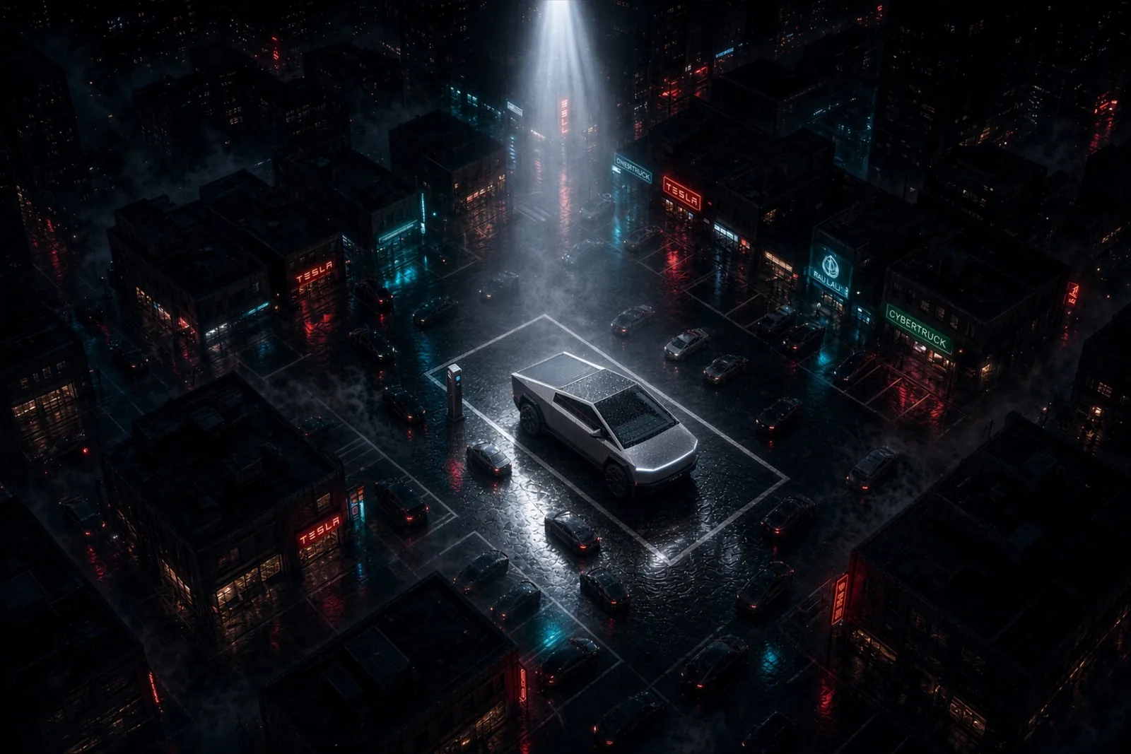 Votre voiture. Et la place où vous l'avez laissée.