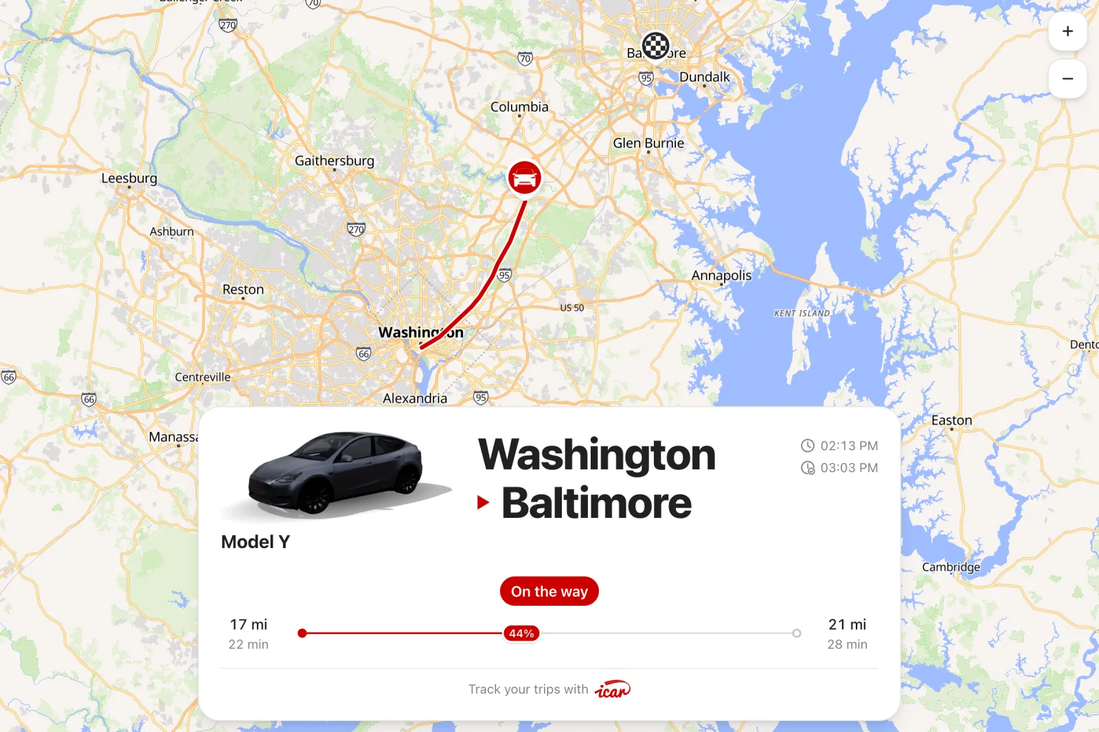 You drive. They know when you'll arrive.