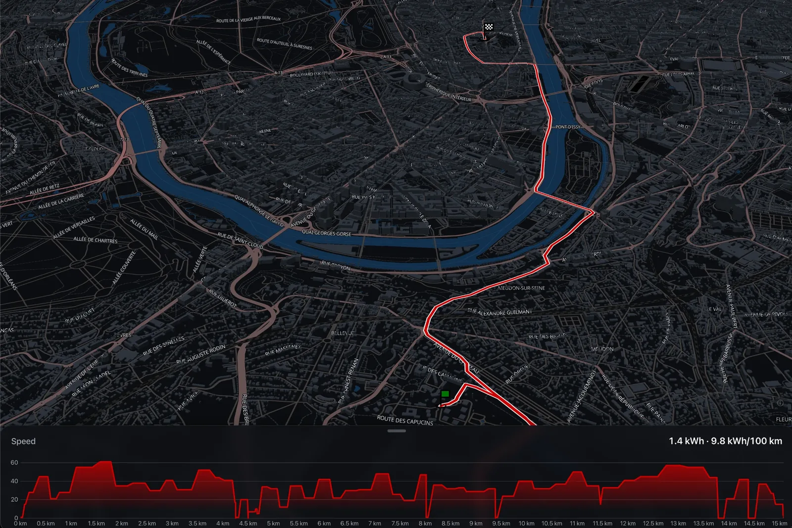 Une carte en 3D, taillée pour la nuit.