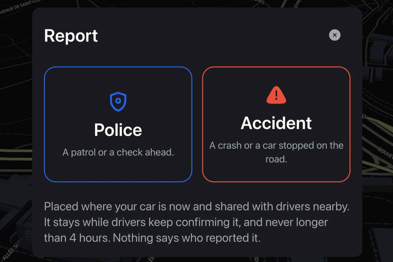 Signalé par un conducteur, utile à tous.