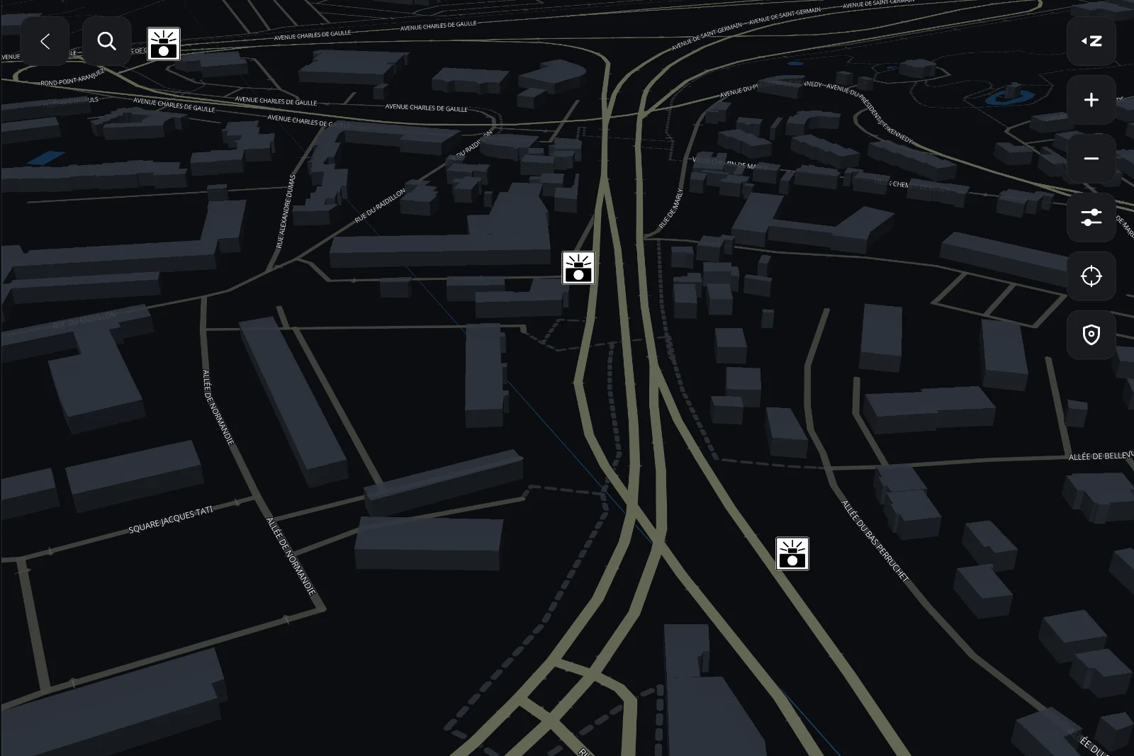 Les radars, dans votre sens.